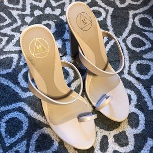 Nude mules